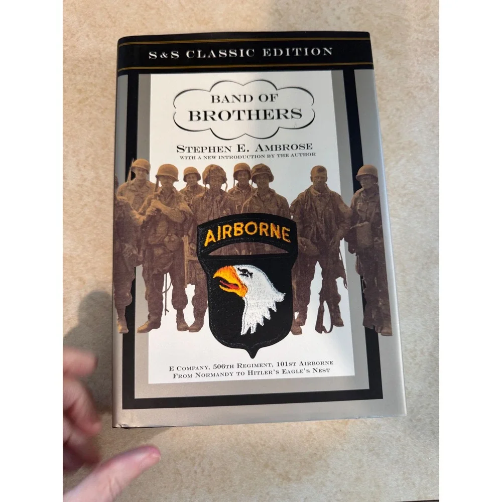 Band of Brothers Stephen E Ambrose Hardcover S&S Classic Edition 101st Airborne